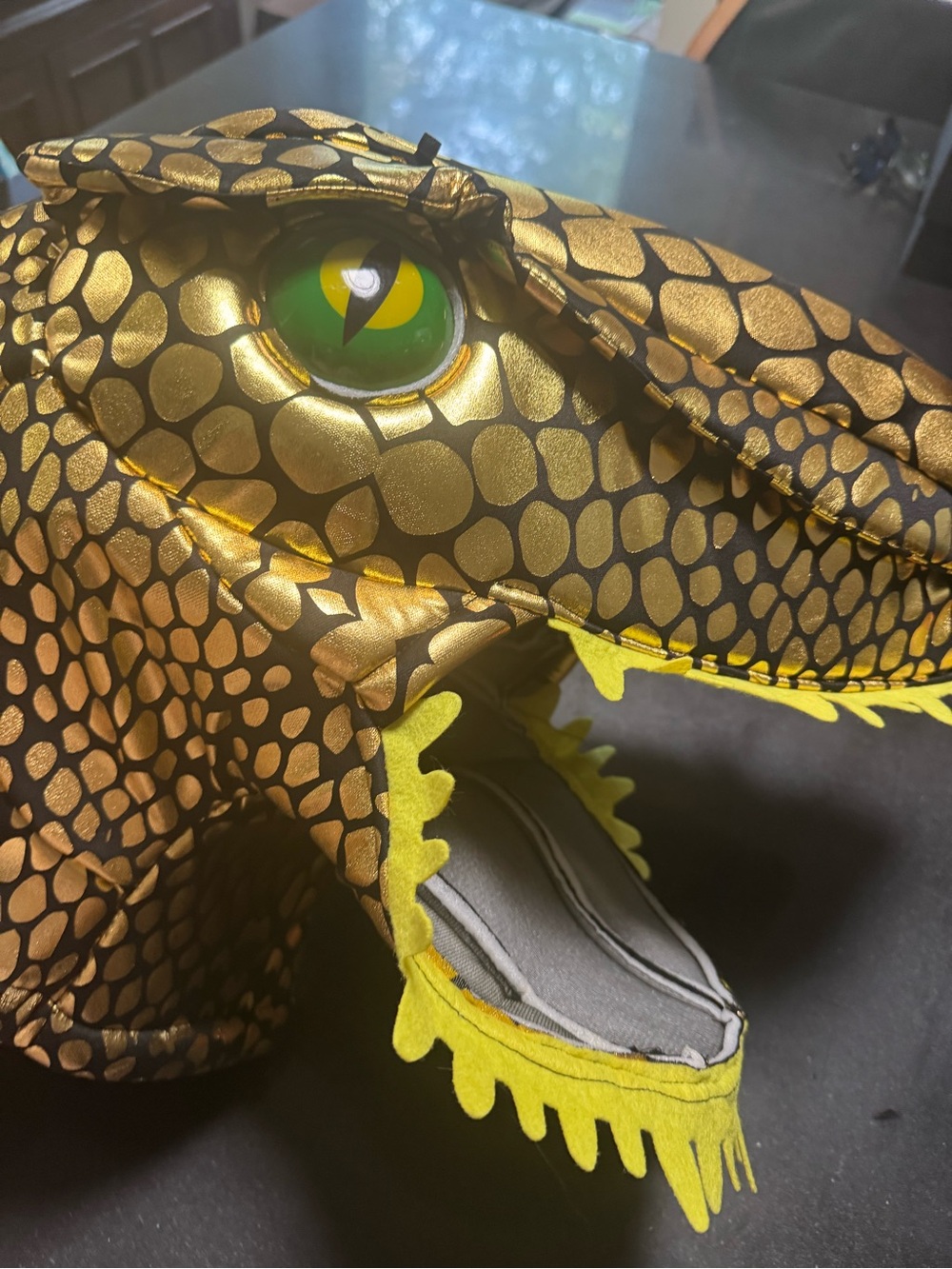 T Rex Dino head hat